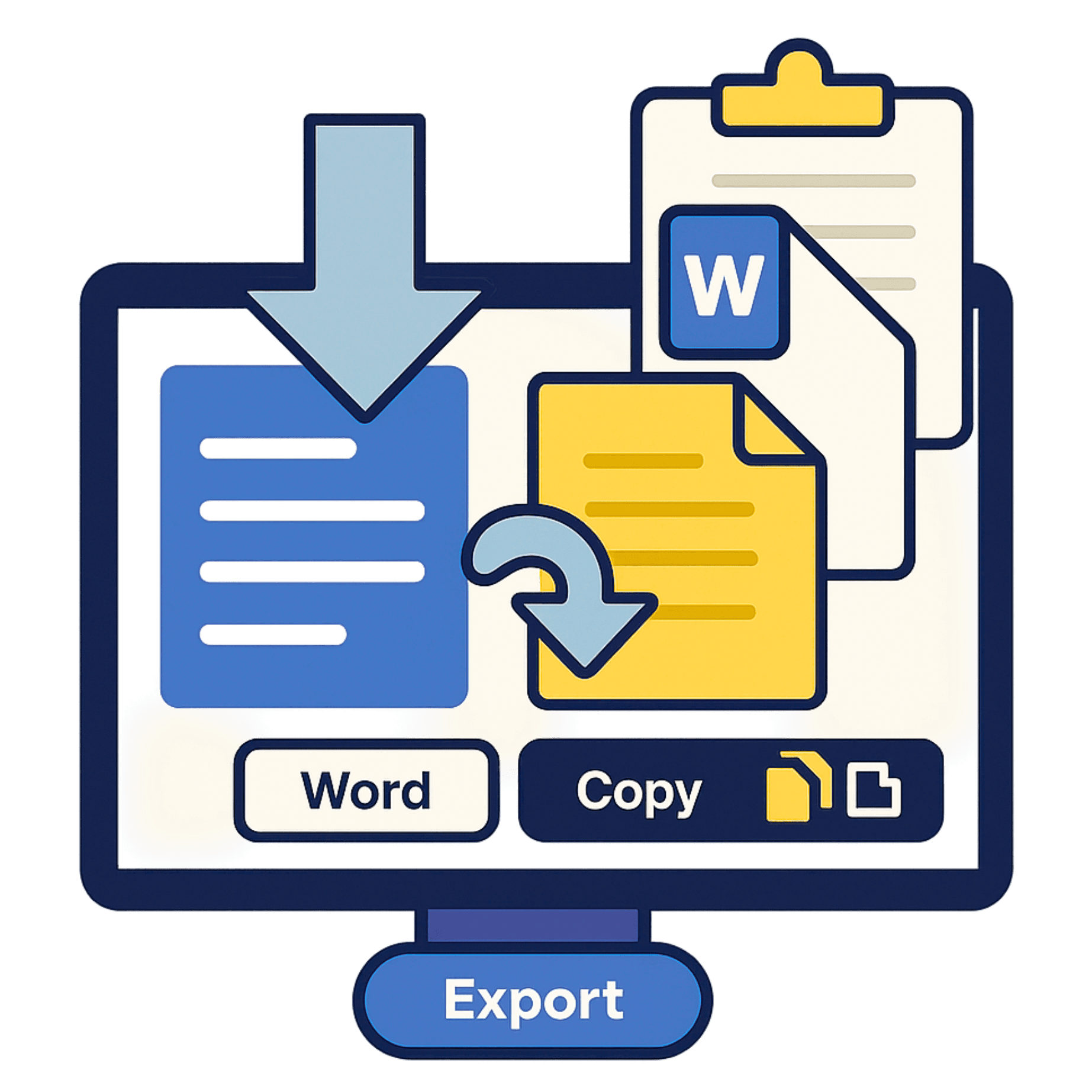 Export full bibliographies in one step