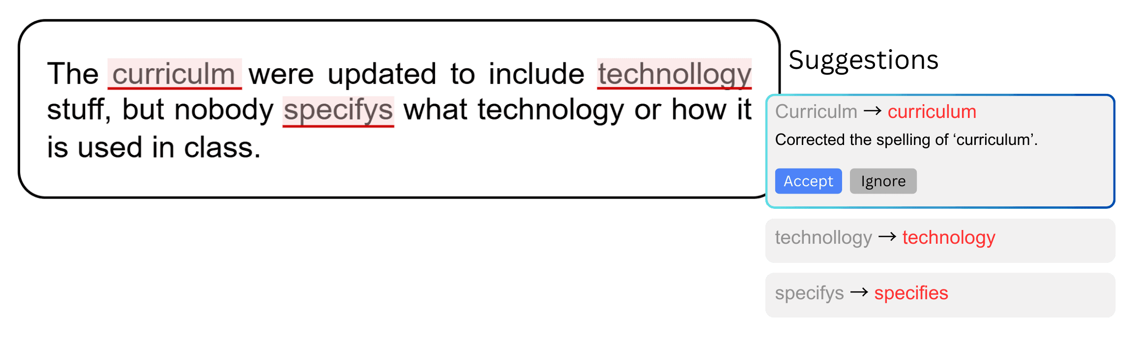 Spot typos and misused words instantly